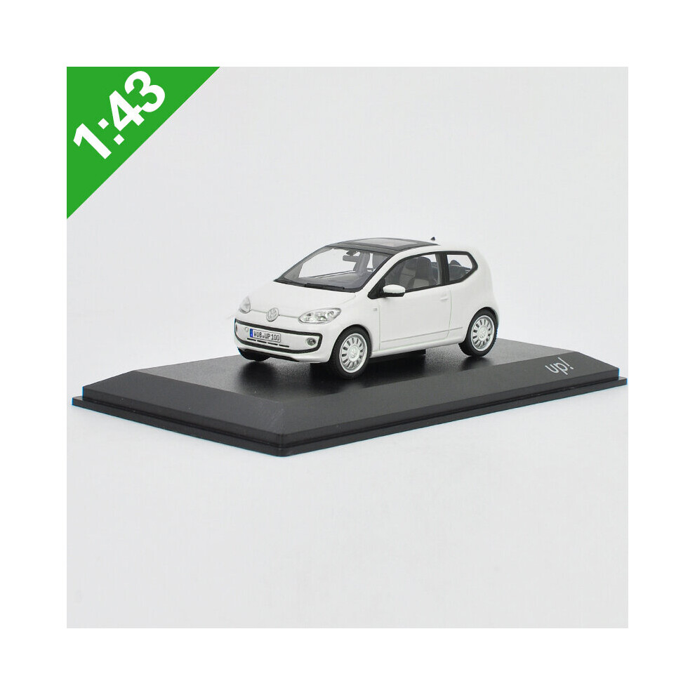 (White) Original Box 1:43 VW UP Alloy Model Car Static Metal Model Vehicles