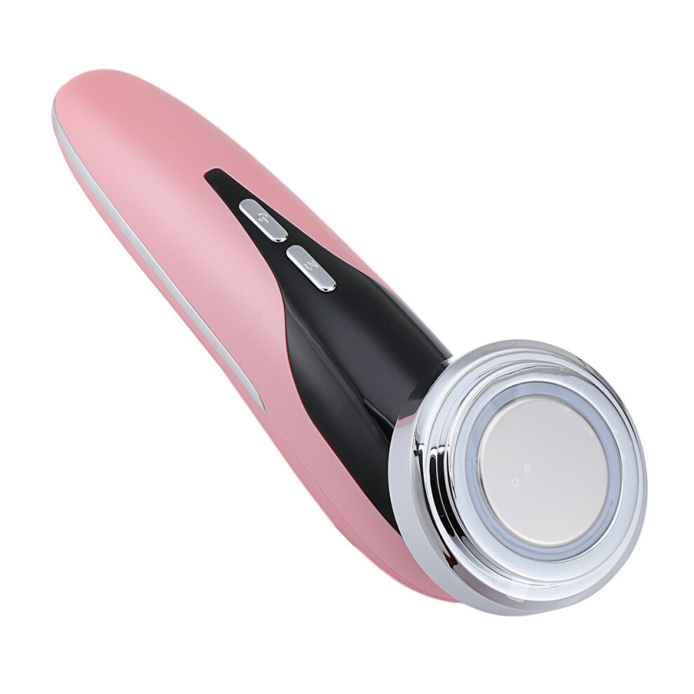 Red/Light Ultrasonic Vibration Cleaner Facial Beauty Device Skin Care Massager