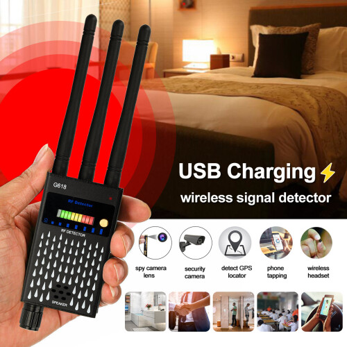 Multi-function GPS Signal Detector GSM Audio Bug Finder RF Tracker Anti-eavesdropping 2