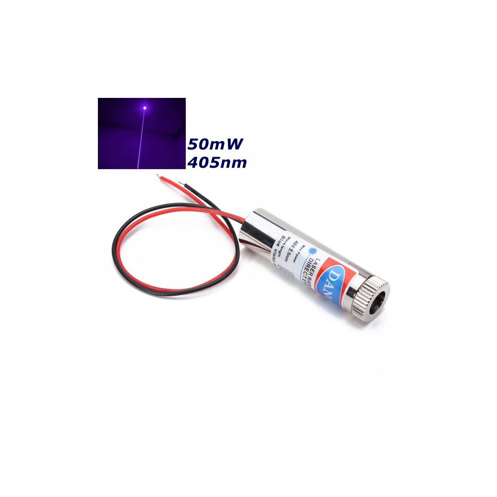405Nm 50Mw Focusable Violet Dot Laser Module Laser Generator Diode 6901250432358
