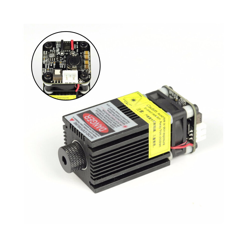Fb03-1000 1000Mw Blue Violet Engraving Laser Module 2.54-3P Ttl/Pwm Modulation For Eleksmaker 6901250062708