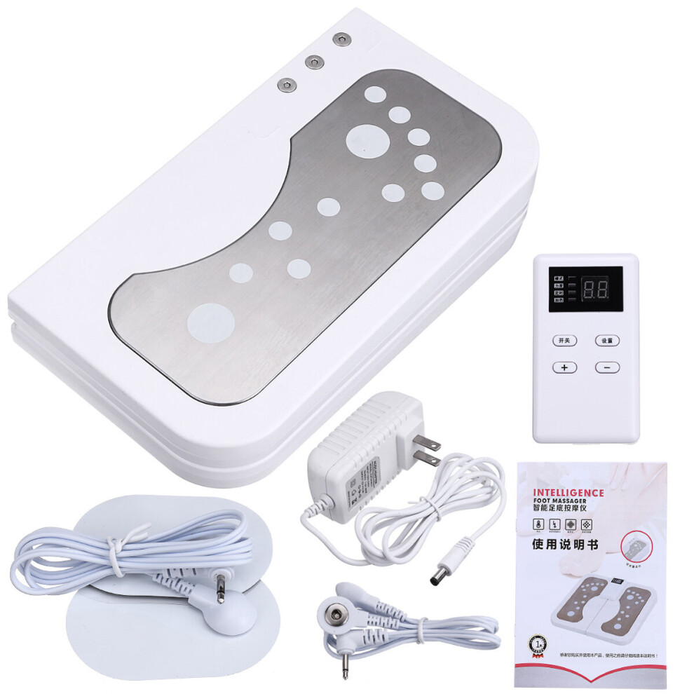 2 IN 1 Electric EMS Foot Massager Foldable LED Display Feet Muscle Massage Device