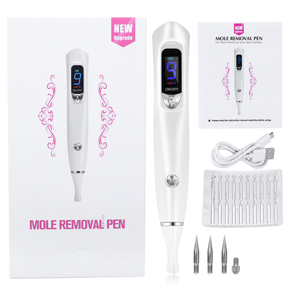 Light Led Laser Plasma Pointer Wart Spot Remover Mole Freckle Tattoo Removal Pen Machine