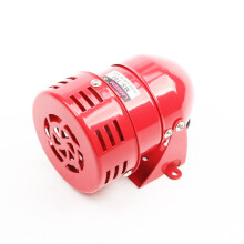 Mini Metalen Motor Sirene 110DB Industriële Alarm Geluid Elektrische Bewaker Diefstalpreventie AC 220V 110V DC 12V 24V