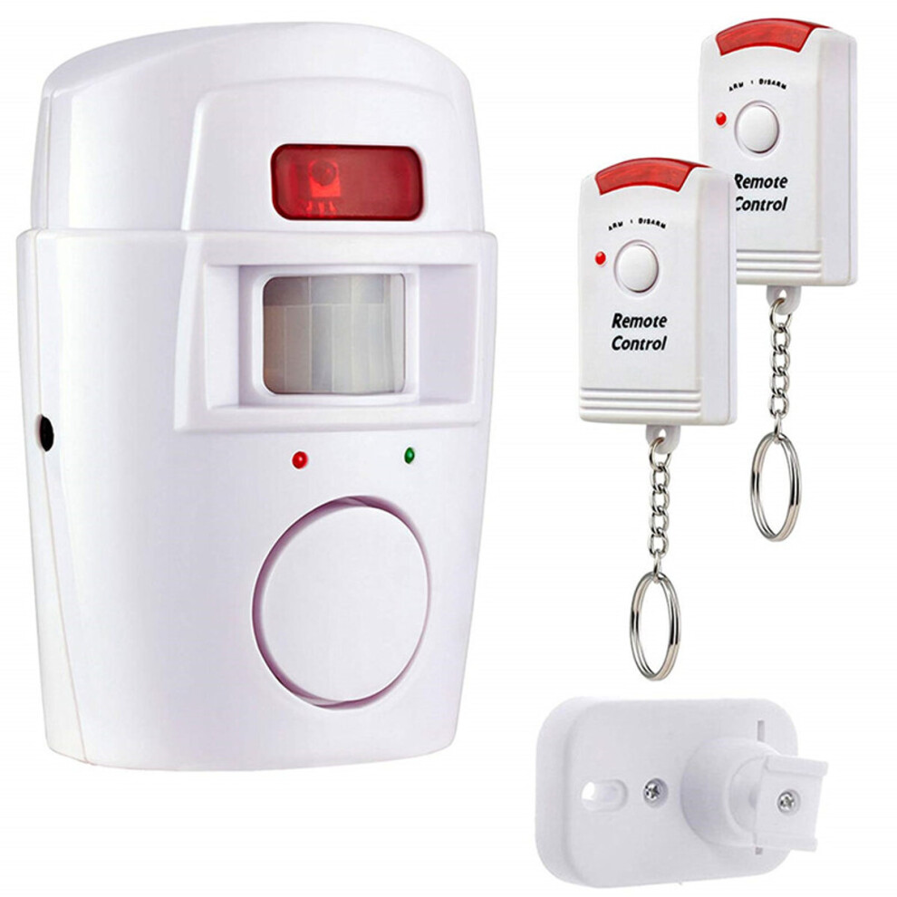 Wireless Remote Controlled Mini Alarm With Ir Infrared Motion Sensor Detector 8756055548487