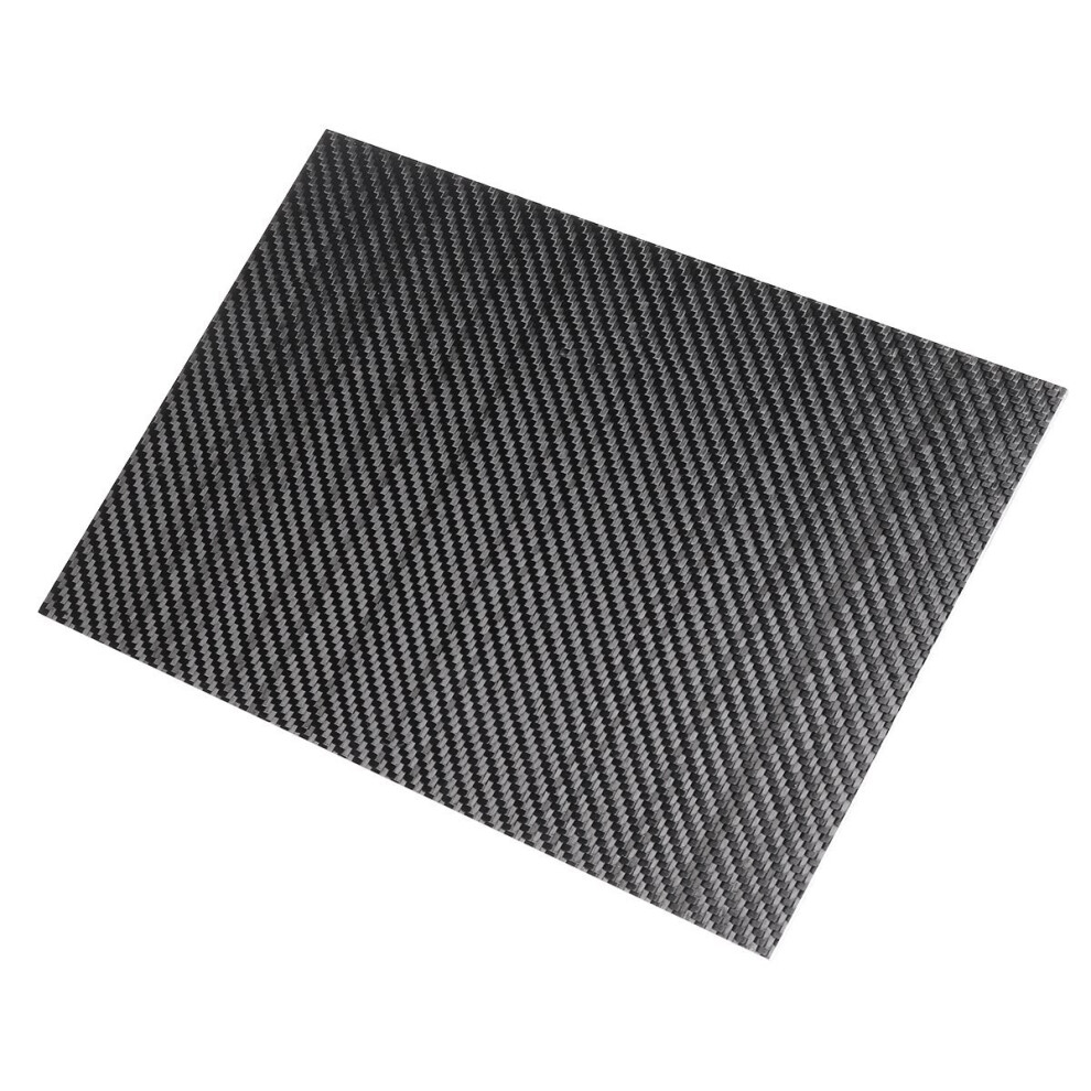 200X250x(0.5-5)Mm 3K Twill Weave Carbon Fiber Plate Sheet Glossy Carbon Fiber Board Panel High Composite Rc Material Black 3596055517879