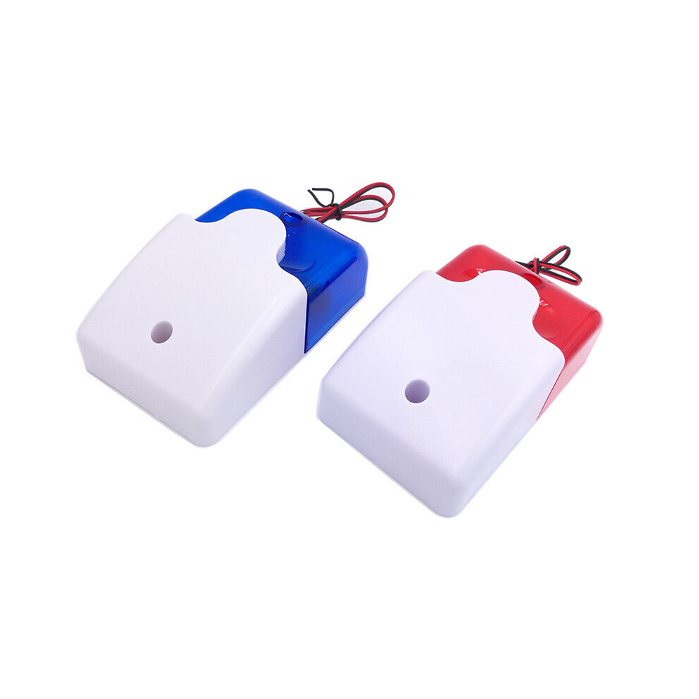 Mini Strobe Siren Sound Alarm Lamp Flashing Indicator Wi 12V 24V 220V 110Db Red/Blue/Light 6900057942602