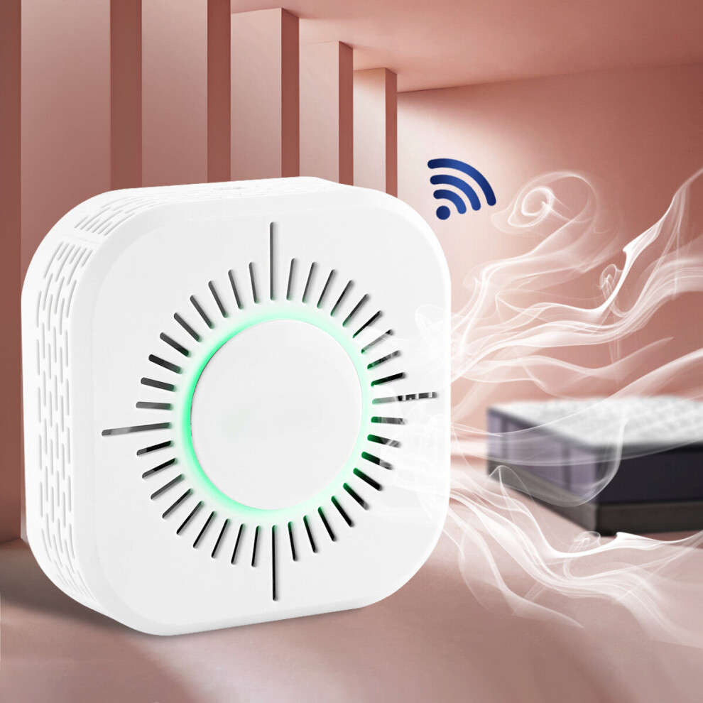 3 In 1 C50w Smoke Detector Sound Light & Sound Alarm Wireless 433 Transmission 973675514069