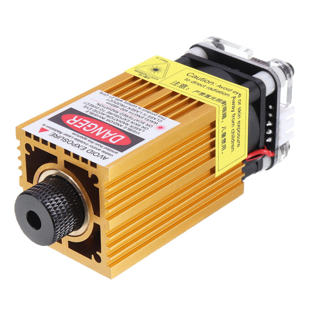 3000Mw 445Nm Blue Laser Module Various Focus Ttl/Pwm Modulation W/ Heat Sink 2.54-3P Diy Laser Engraver For Eleksmaker 6901250100028