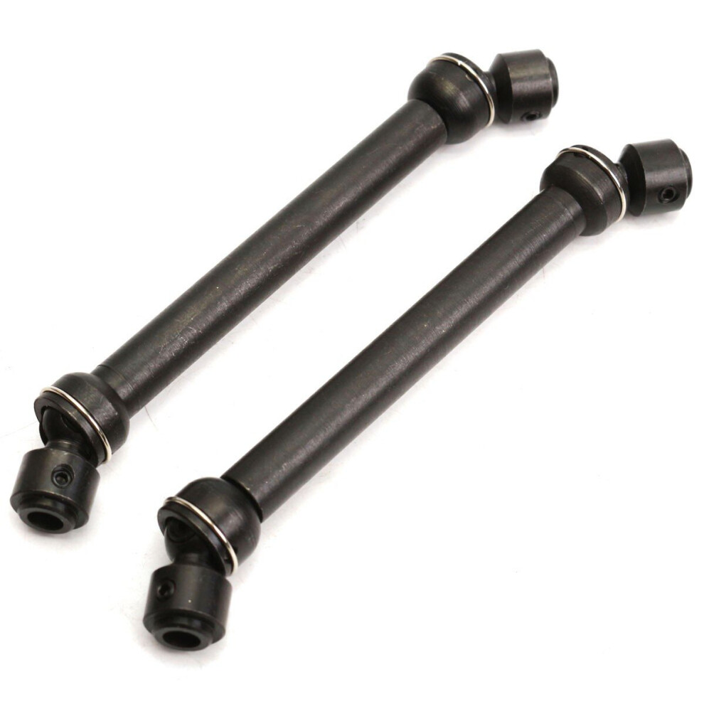 2Pcs Stainless Steel Universal Drive Shaft 105Mm-150Mm For Rc Crawlers Black 636566981912