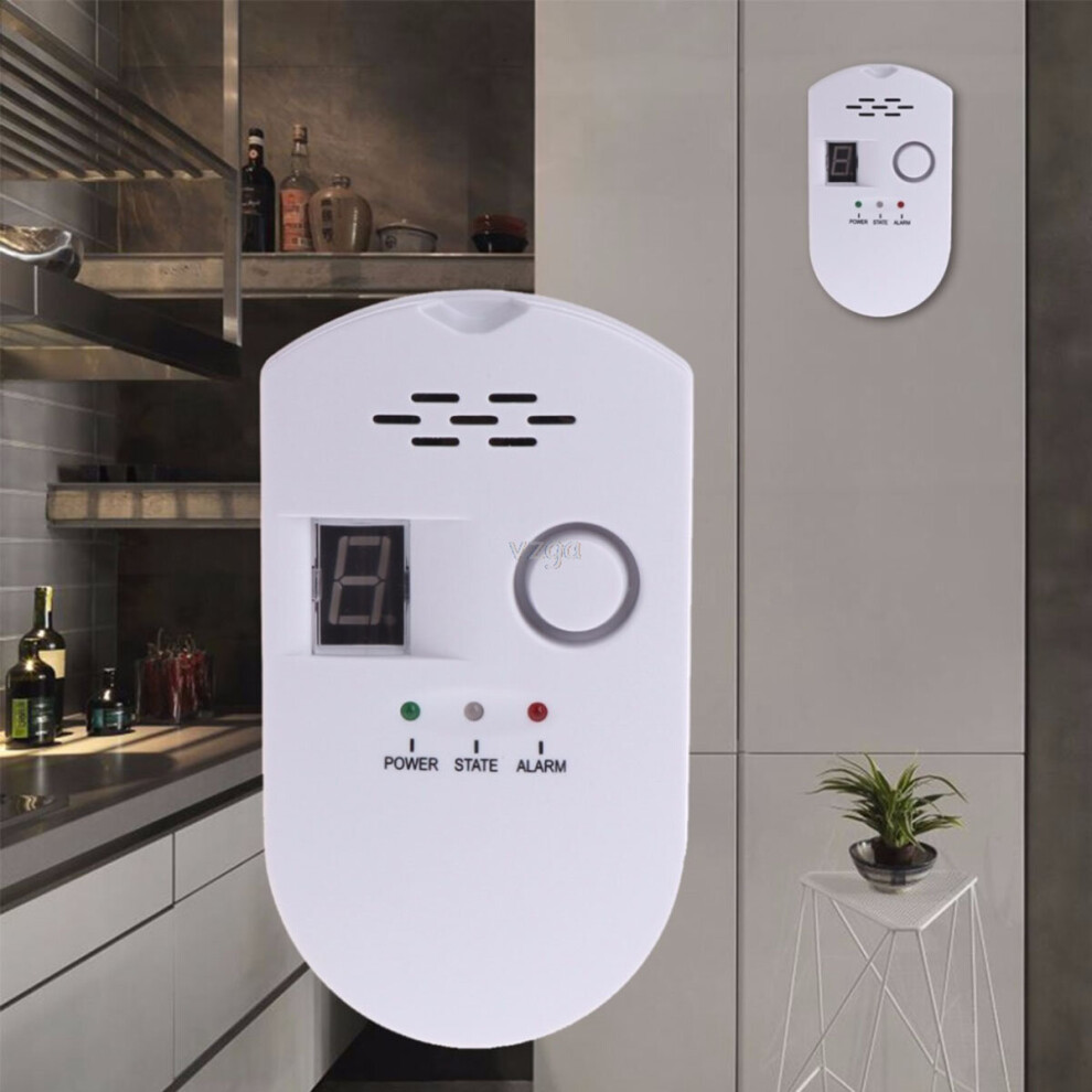 Digital Combustible Gas Leak Alarm Sensor Detector Propane Butane Natural Gas Detector 300742253581