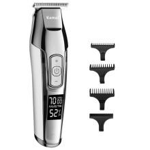 KEMEI KM - 5027 Draadloze Haartrimmer Baardtrimmer Elektrische Knipmachine met LCD Digitaal Display Haarverzorgingsset voor Kinderen en Gezinnen