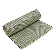 1m 3K 200g Yellow Carbon Fiber Hybrid Fabric Cloth Plain Weave Cloth High Strength for Building Bridge Construction Repair