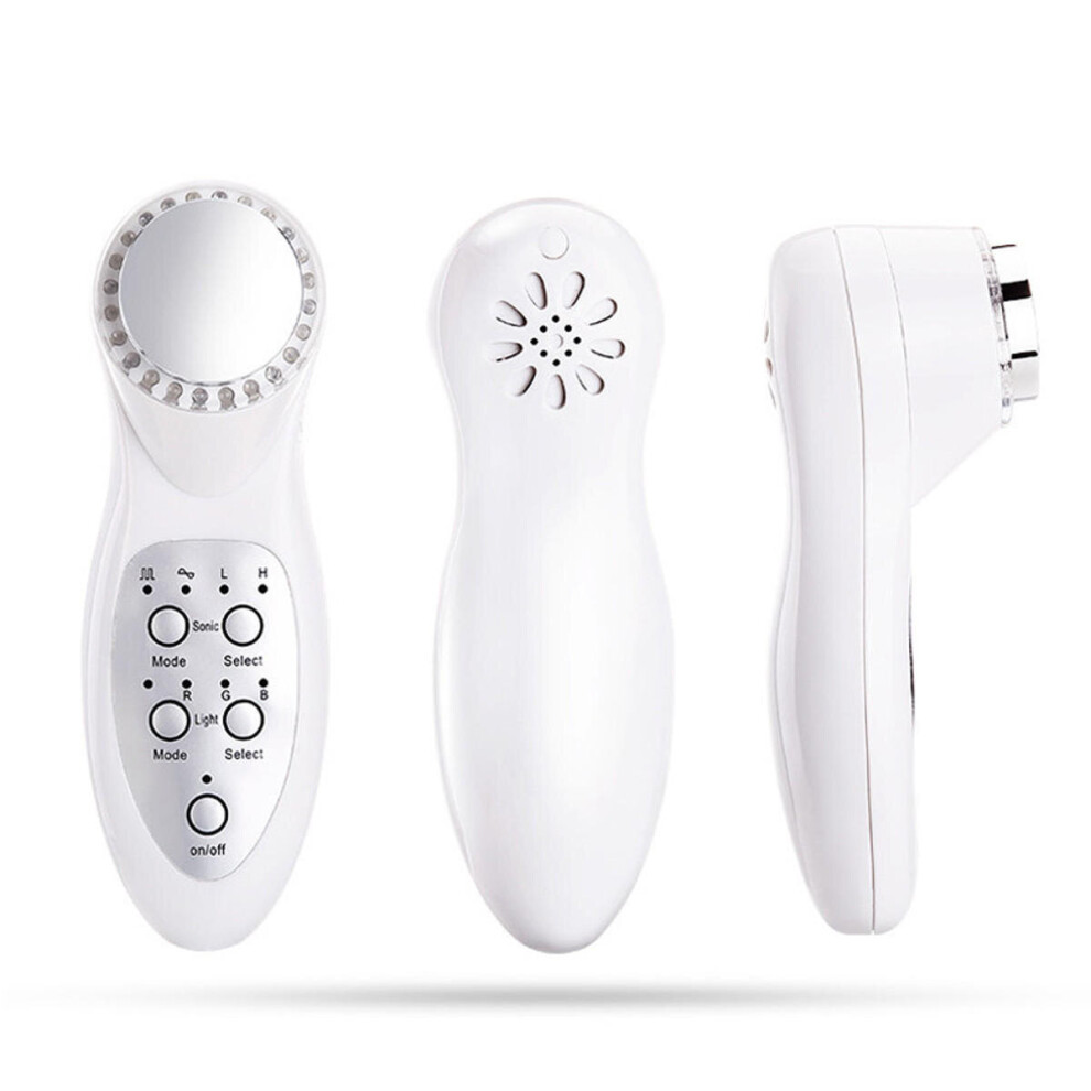Light 7 Color Led Ultrasonic Facial Skin Appliance Therapy Photon Rejuvenation Mode Rgb Beauty Instrument Beauty Machine