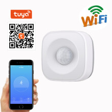 Guudgo Tuya Sensore di Movimento del Corpo Umano WiFi Wireless Sensore di Movimento PIR Utilizzare con l'App Tuya Smart Life