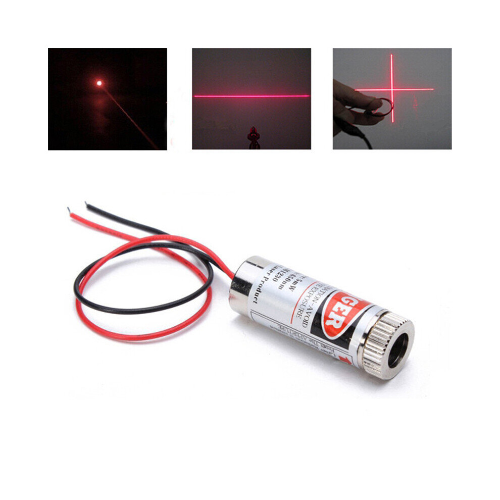 5Mw 650Nm Focusable Red Dot/Cross/Line Laser Diode Module 6900063105503