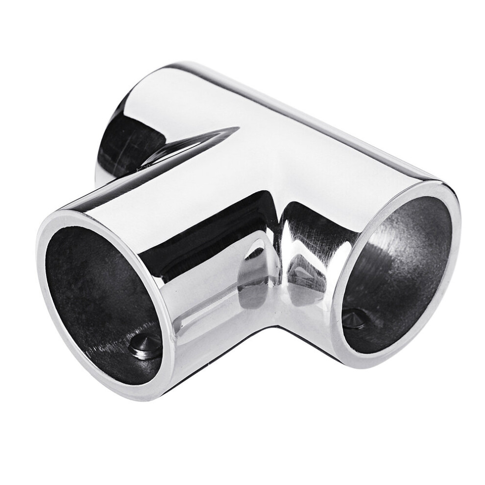 22Mm 7/8 Inch 316 Stainless Steel 3 Way 90 Degree Tee Yacht Marine Boat Handrail Fitting 6901249782693