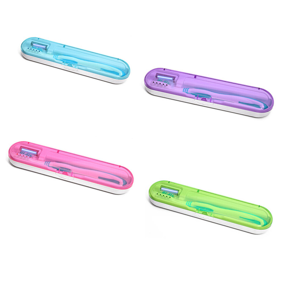 Light Portable Uv Healthy Toothbrush Sterilizer Box Electric Battery Charging