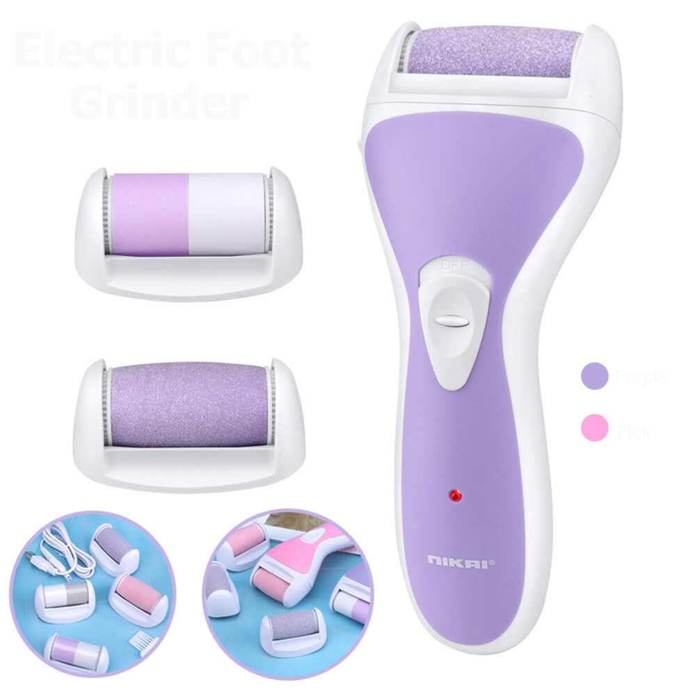 Electric Waterproof Foot Grinder Removes Calluses Massage Pedicure Dead Dry Skin Grinding Peeling Rechargeable Foot Care Device