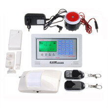 433MHz LCD Touch Keypad Sistema di Allarme di Sicurezza per Casa Wireless e Cablato GSM