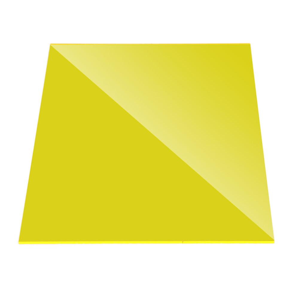 200X300mm Yellow Pmma Acrylic Transparent Sheet Acrylic Plate Perspex Gloss Board Cut Panel 6900058605155