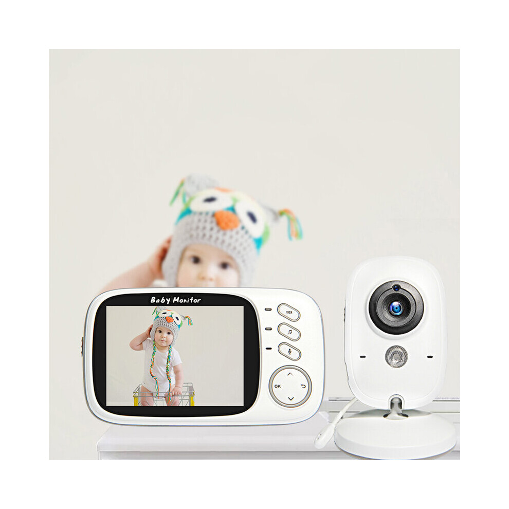 INQMEGA VB603 Wireless Video Baby Monitor 3.2 inch Baby Nanny Security Camera Night Vision Temperature Sleeping Monitor - EU Plug