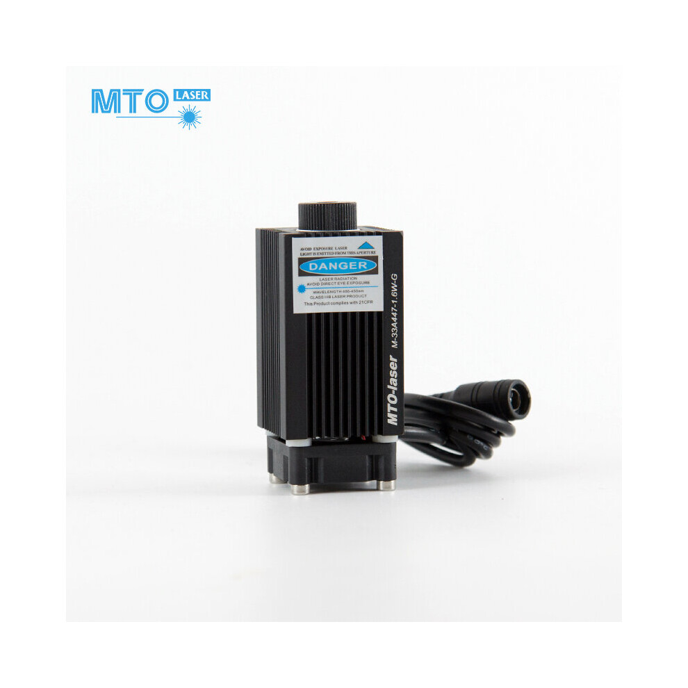 Mtolaser 1000Mw 450Nm Blue Laser Module Dc 12V 5.5X2.1mm Variable Focus For Laser Engraving Machine Engraver 1W 3796737139850