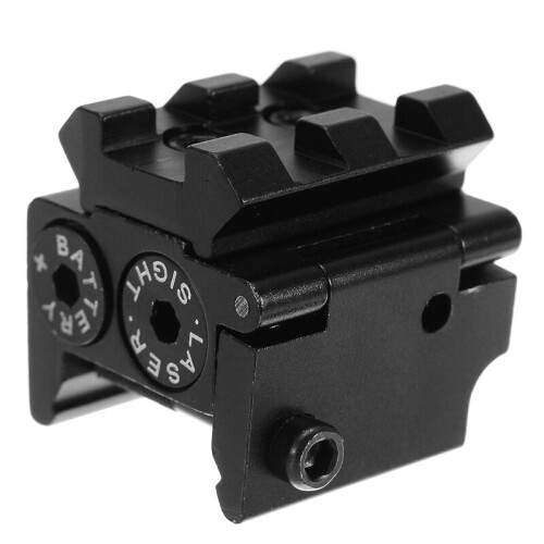 Mini Red Laser Beam Dot Sight Scope Hang Type Compact Tactical Picatinny 20mm Rail Mount 2