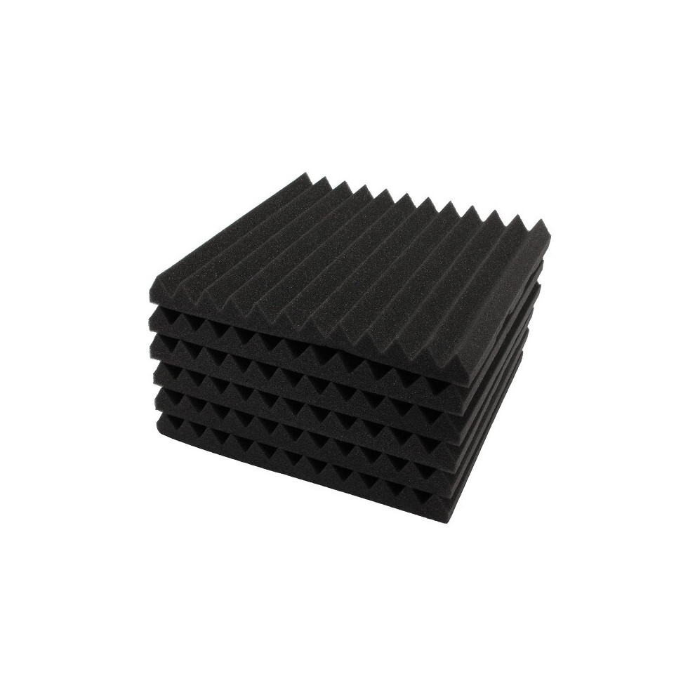 6Pcs 30X30x3cm Soundproofing Sound-Absorbing Noise Foam Tiles 765115956863