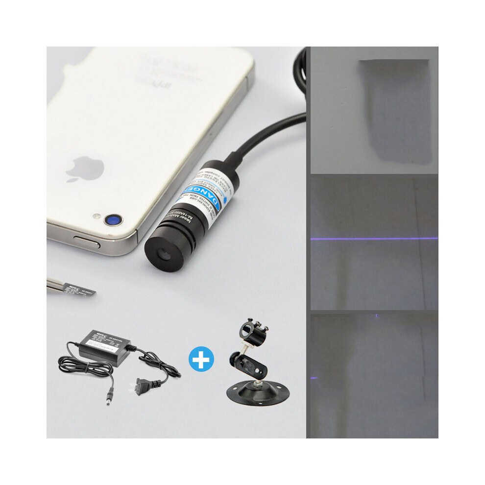 Mtolaser 50Mw 405Nm Blue-Violet Line Laser Module Generator Variable Focus Industrial Marking Position Alignment 3796736974490