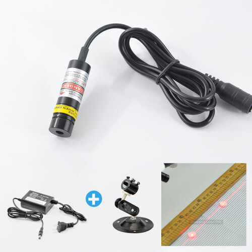 MTOLASER 10mW 650nm Red Line Laser Module Generator Variable Focus