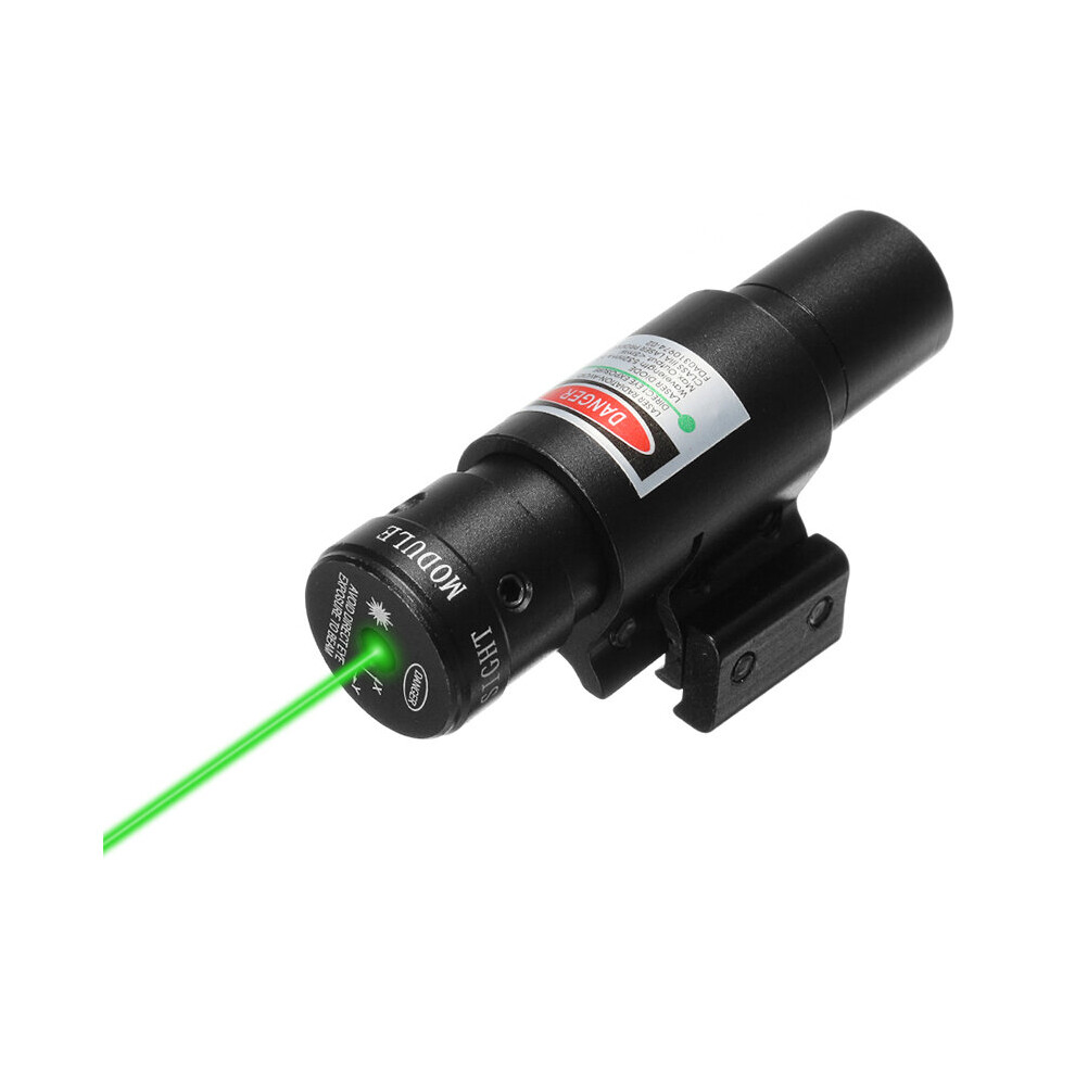 Green Laser Sight Beam Dot Sight Scope Tactical Picatinny 11/20mm Rail Mount