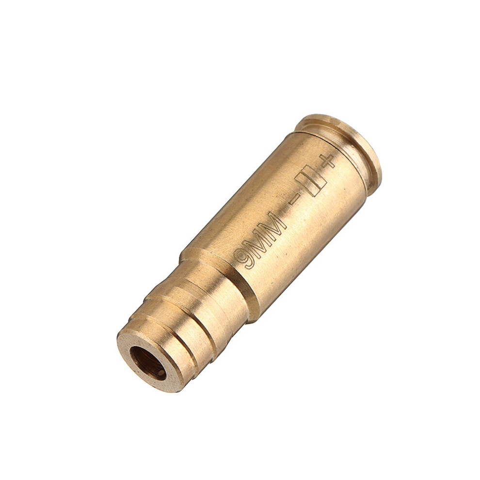 9Mm Laser Bore Sighter Red Dot Sight Brass Cartridge Boresighter Caliber 6901251299806