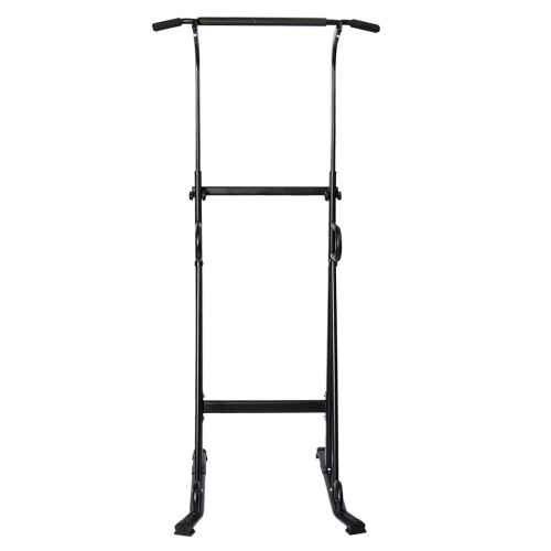 Pull Up Power Tower Workout Dip Station Gym Training Equipment Stretch Machine 2