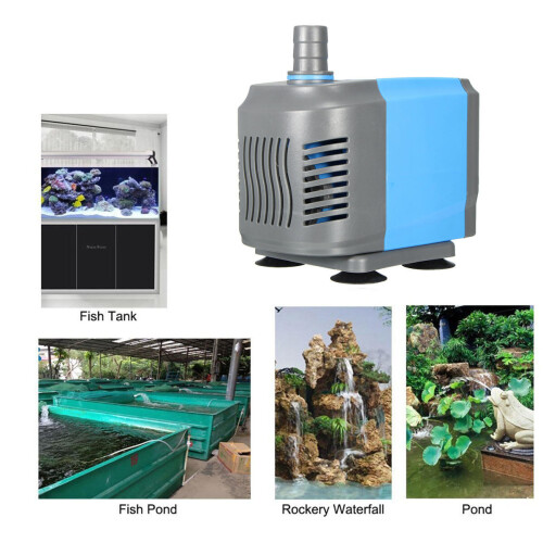 220V 60W Dompelpomp Vissentankfilter Aquarium Pomp 1