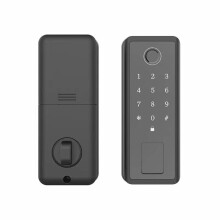 Tuya WIFI Touch Screen Serratura Intelligente per Porta con Impronta Digitale Password Carta Magnetica e Sblocco Remoto
