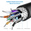 3+5VGA cable 1.5m 15-point 15-pin VGA high-definition cable 5