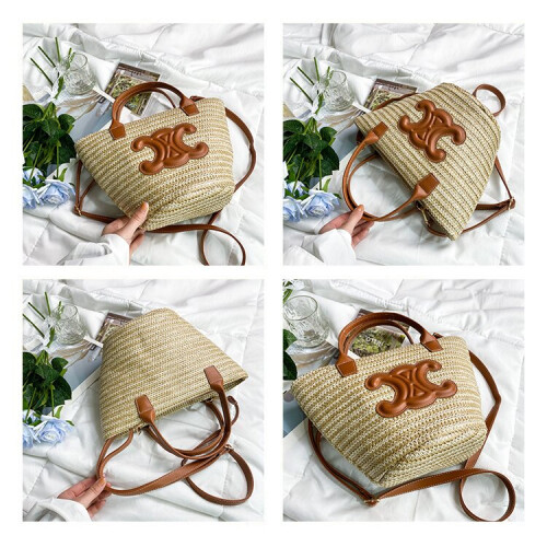 Ladies Straw Tote Bag, Ladies Beach Bag, Rattan Bag Oversized Beach Bag, Khali 1