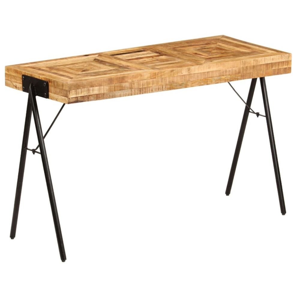 Vidaxl Solid Mango Wood Writing Table 118X50x75cm Home Office Computer Desk