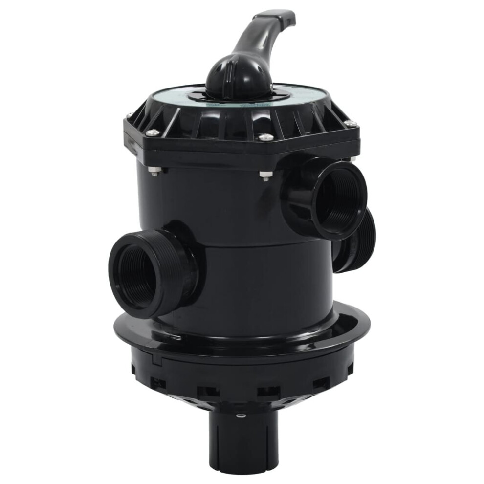 vidaXL Multiport Valve for Sand Filter ABS 1.5" 6-way Pool Pipe Fitting Tool