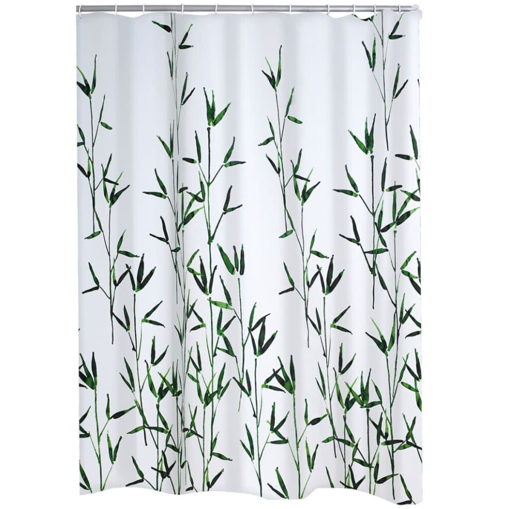 RIDDER Shower Curtain Bambus 180x200cm Waterproof Bathroom Bath Shade Blind