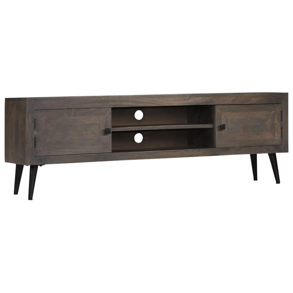 vidaXL Solid Mango Wood TV Cabinet 140x30x45cm Entertainment Centre Stand