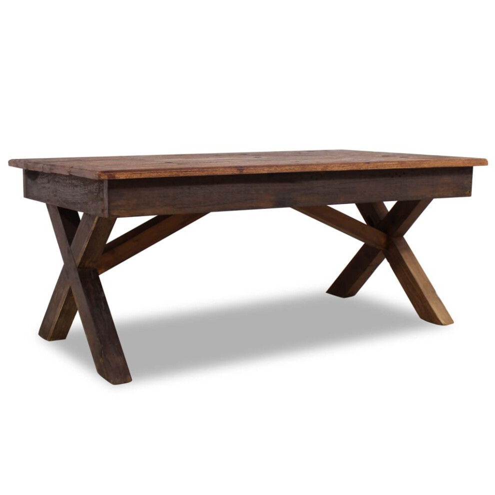 vidaXL Coffee Table Hallway End Table Accent Side Table Mixed Recycled Wood