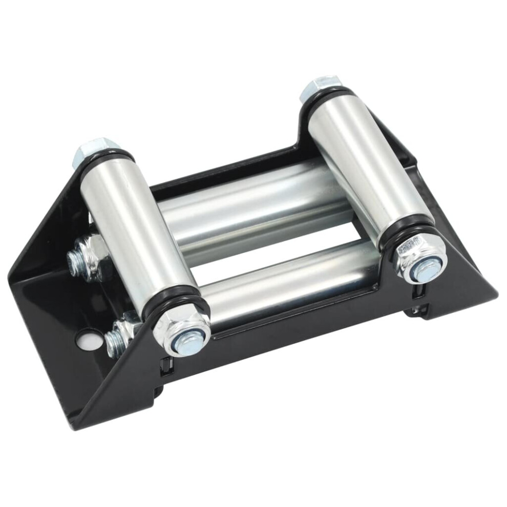 Vidaxl 4-Way Fairlead Steel 3500-4500Lbs Rollers Winch Leads Off Road Recovery