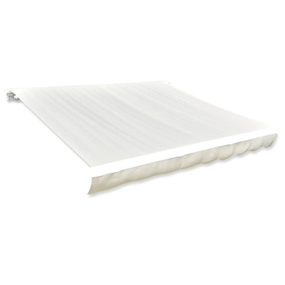 vidaXL Awning Top Sunshade Canvas Cream 500x300 cm Replacement Canvas Top