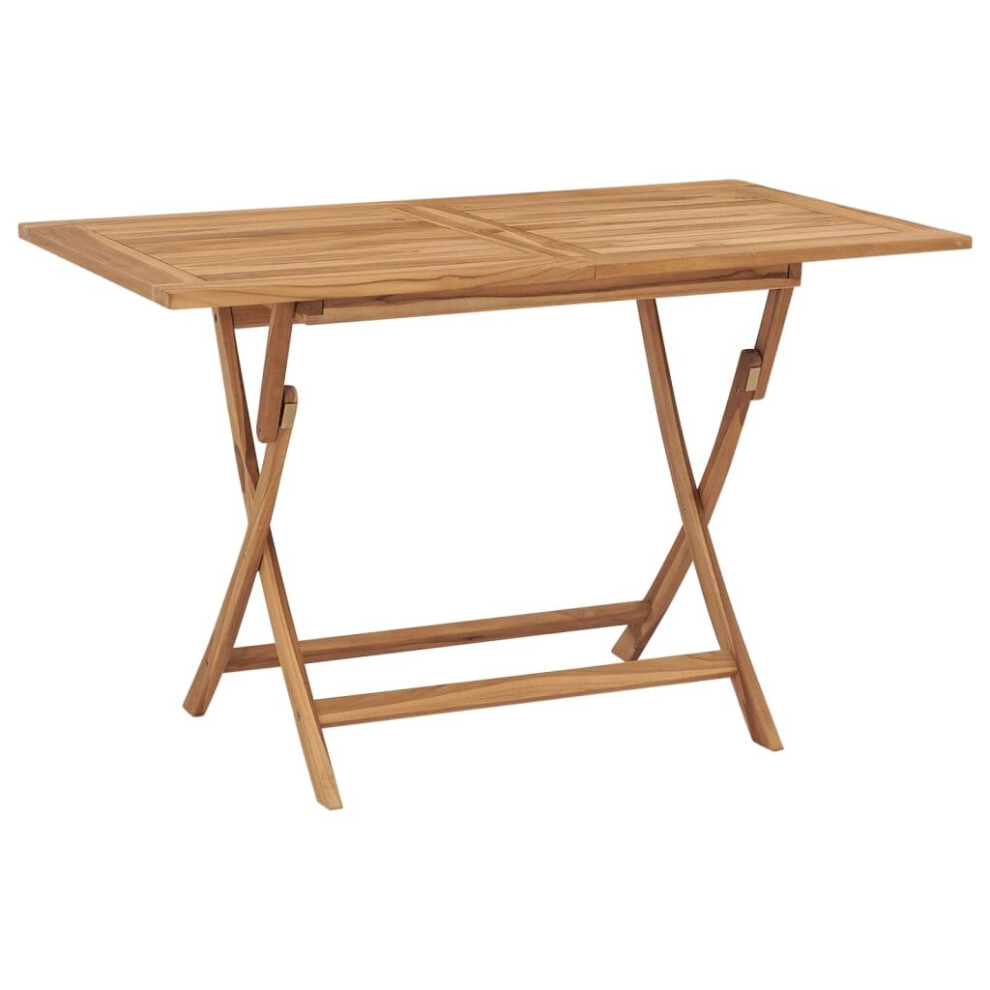 vidaXL Teak Wood Folding Garden Dining Table Outdoor Patio Furniture Stand-image-OPC-PXG22N-NEW