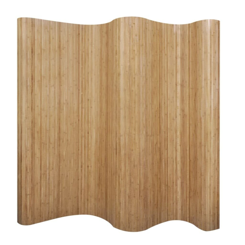 Vidaxl Room Divider Bamboo Natural 250X165cm Indoor Privacy Screen Partition