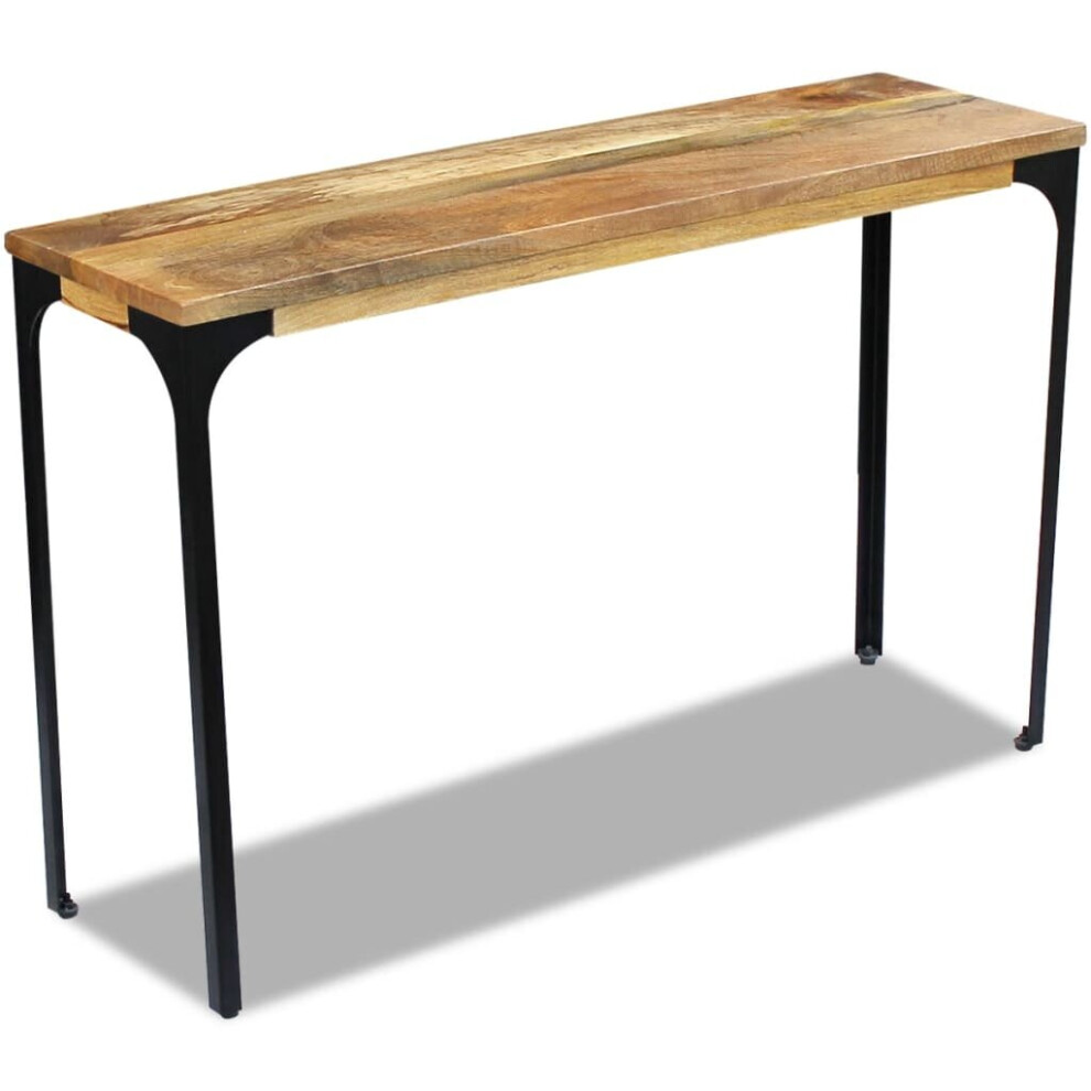 vidaXL Console Table Cabinet Sideboard Home Furniture Mango Wood 120x35x76 cm