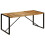 VidaXL vidaXL Solid Mango Wood Dining Table 180cm Industrial Retro Home Kitchen Desk 1
