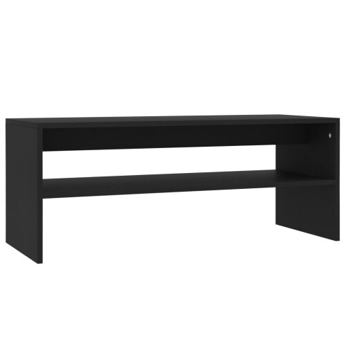VidaXL vidaXL Coffee Table Black Engineered Wood Couch End Side Sofa Small Sofa Table